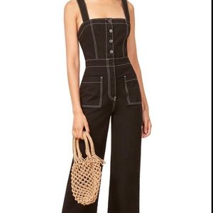 Express Rocky Barnes Button Front Jumpsuit